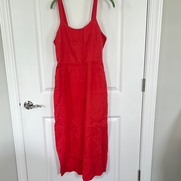 Cynthia Rowley Dresses & Skirts - Cynthia Rowley 100% Linen Coral Midi Romper